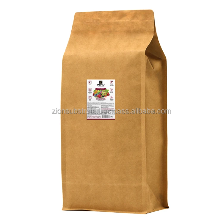 High quality ecological fertility boost mix for fruit and berry plants added to the soil when planting seeds, potting soil