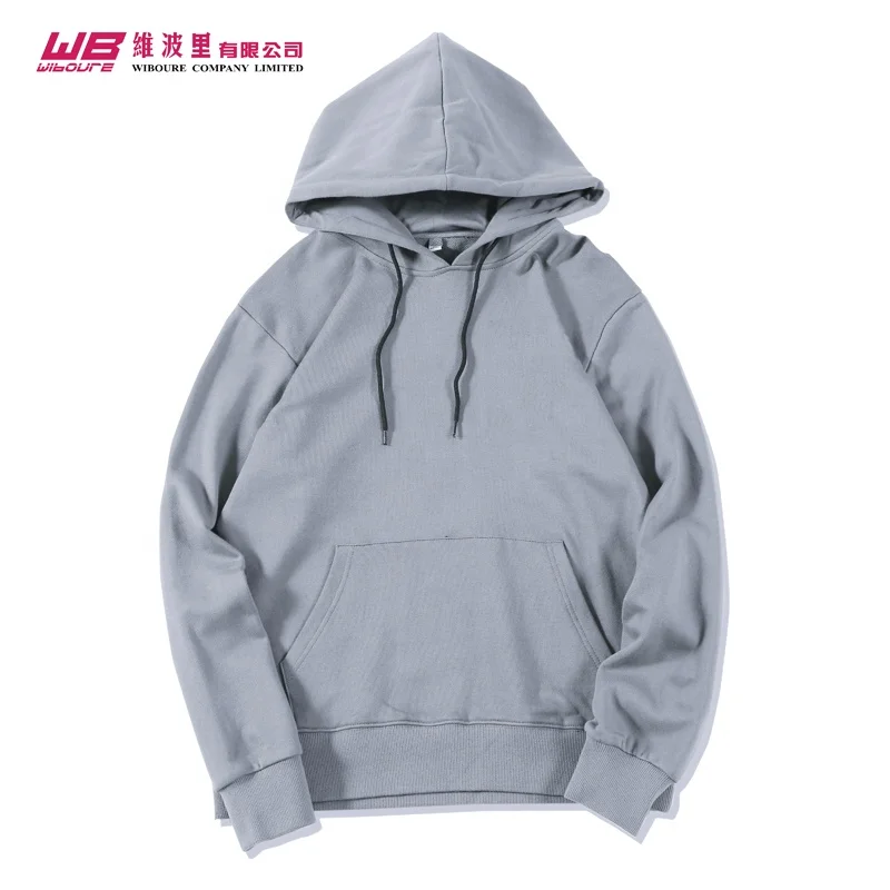 Lowest Price Custom Plain blank hoodies 100% cotton clothing Custom made mens hooded sweatshirts for unisex hoodie