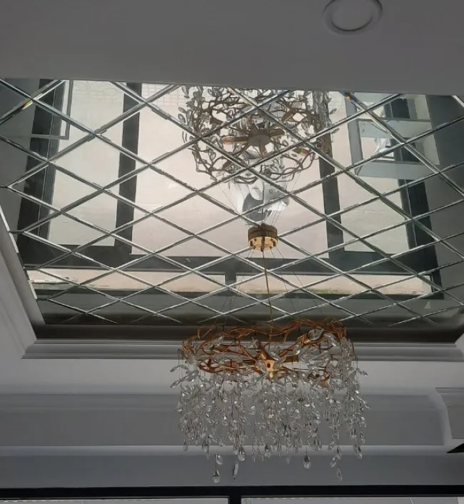 MIRROR ART STICK ON THE CEILING  MADE IN VIETNAM