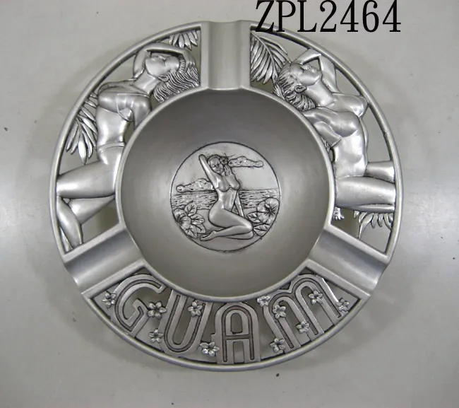 Индивидуальная портативная модная Серебряная Бытовая пепельница