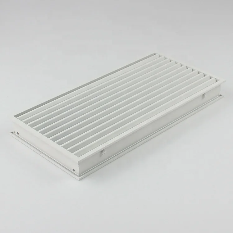 Aluminium Linear Bar Grille Ceiling Diffuser with Removable Core