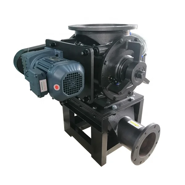 The Drop-thru rotary airlock valve for corn grinding mills