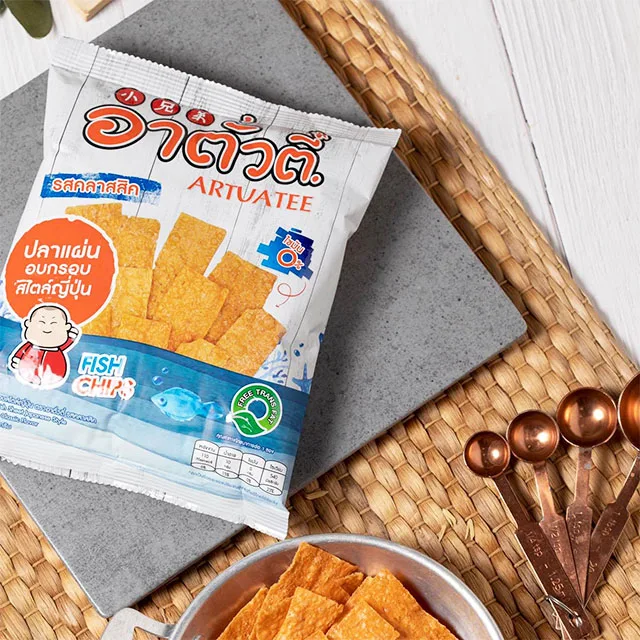 Artuatee Original Taste 30 gram healthy fish chips best seller of Thailand