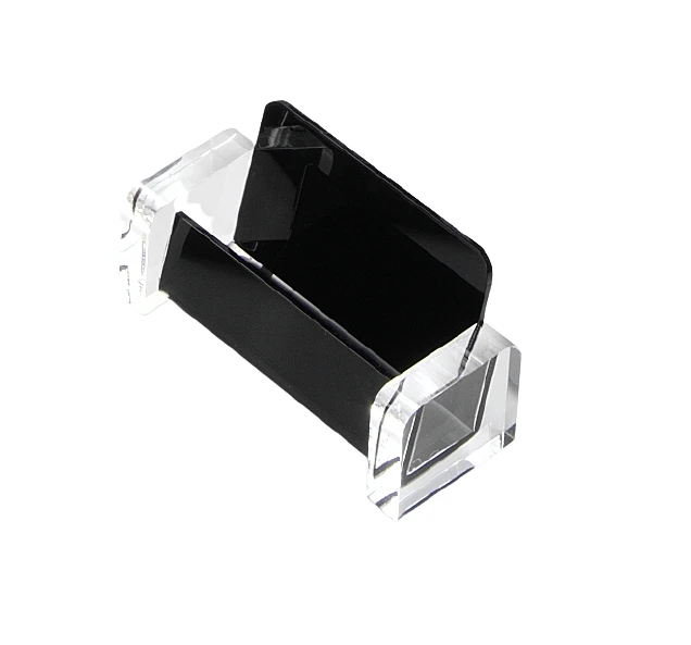 OEM ODM Custom Logo Acrylic Business Card Holder for Stationery Gift Set