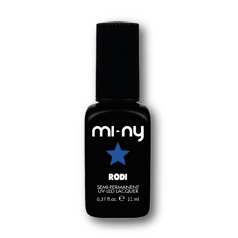 HIGH QUALITY ITALIAN MOOD LONG LASTING GEL NAIL POLISH 8 FREE FORMULATION EXTRA GLOSSY FINISH COLOR NAME: RODI SIZE: 11 ML