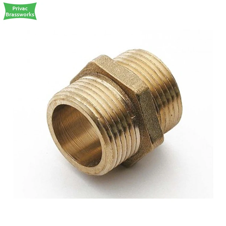 Кованая техника латунные фитинги с наружной резьбой для сосков 1/2X3/8 дюйма