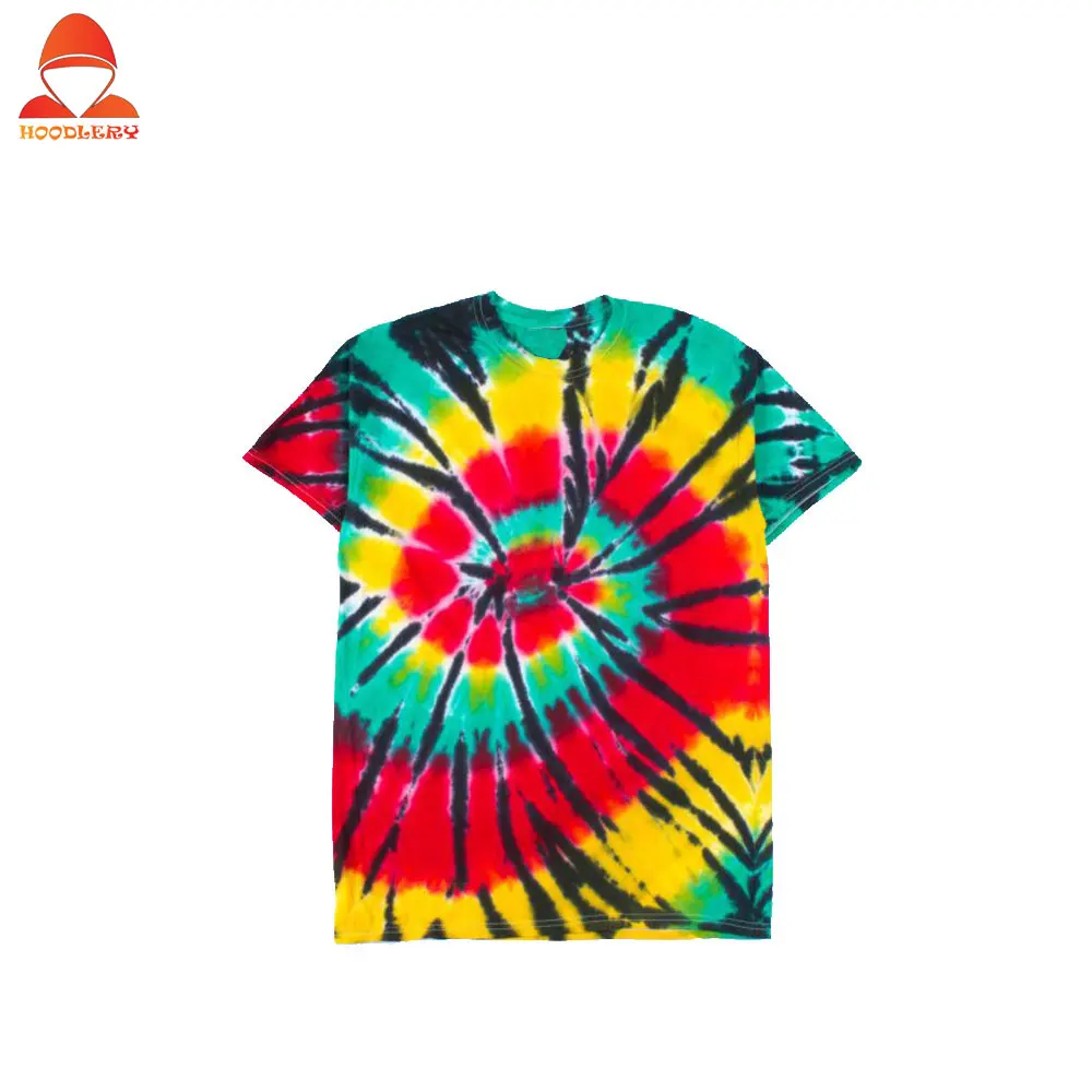 
2021 New Apparel Stock Dye Shirts Tie T-shirts For Men Print Male Clothing Street Style Printing Dye T Shirts For Men 