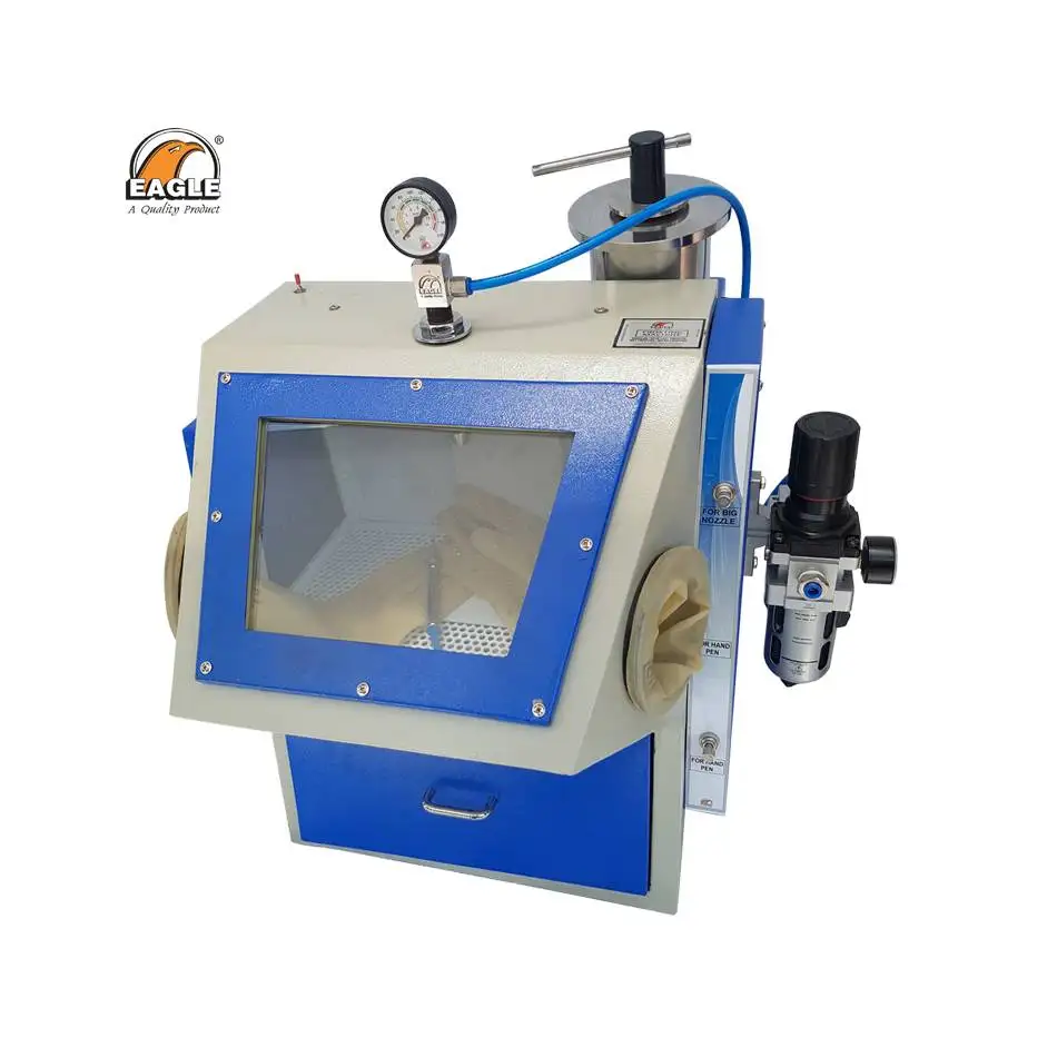 Jewellery Making Machinery Bead Blaster with Micro Dull Utility Pressure Blaster Fully Pressure Blasting Machine