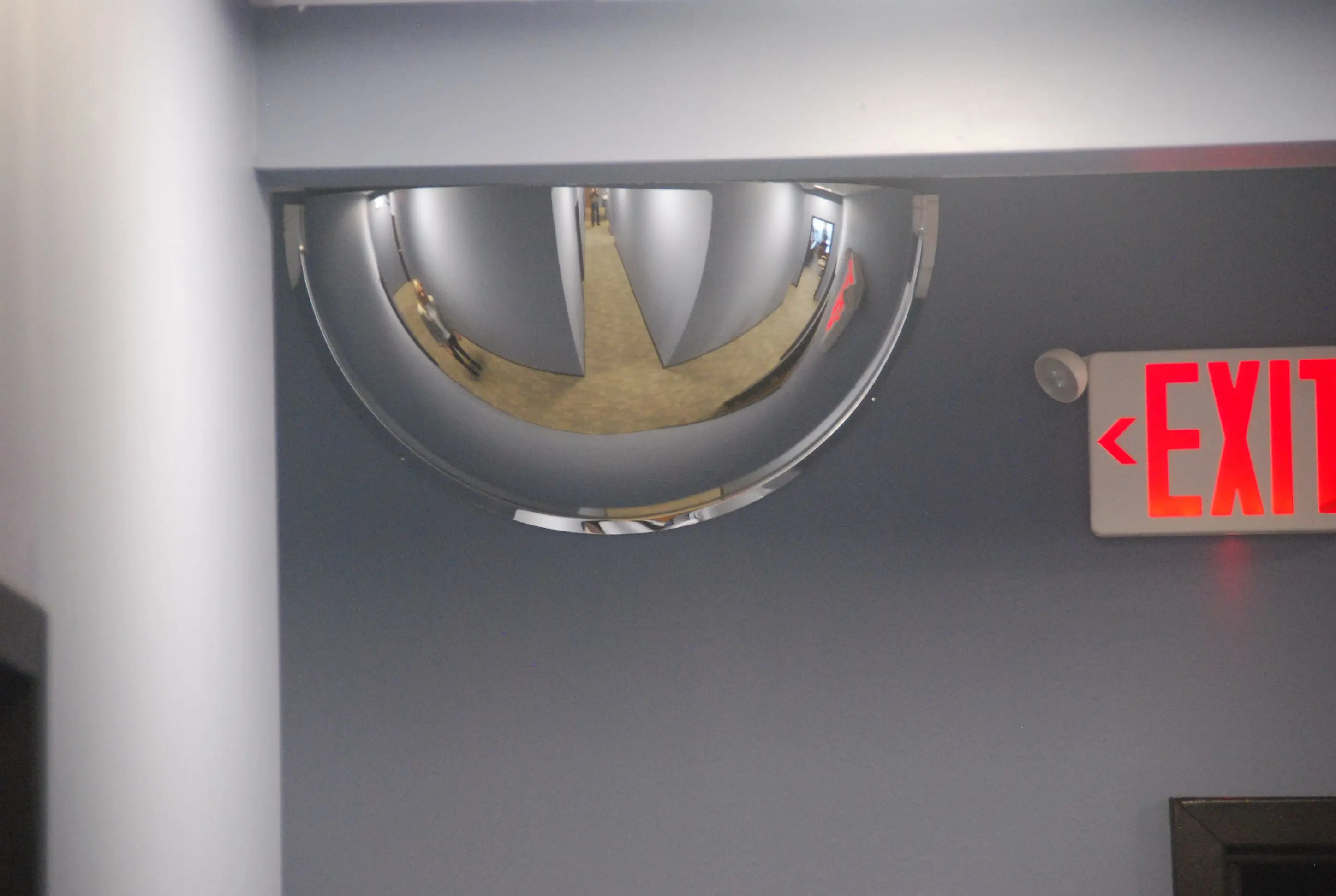 Зеркало Replex на базе США, 18 дюймов/45 см, акриловое полукруглое зеркало с фланцем, Премиум качество