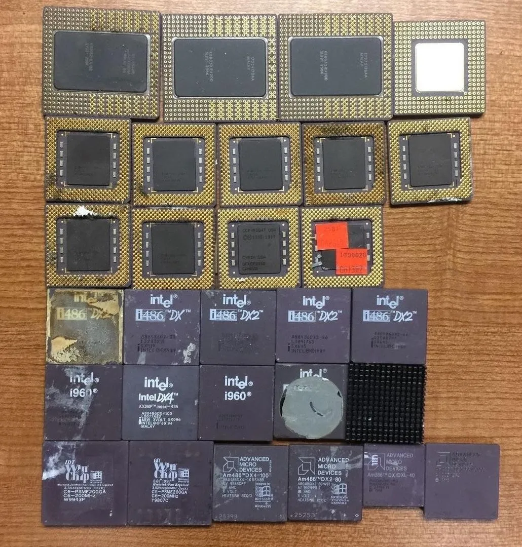 Factory supply Pentium pro ceramic cpu scrap CPU Processor Scrap with Gold Pins
