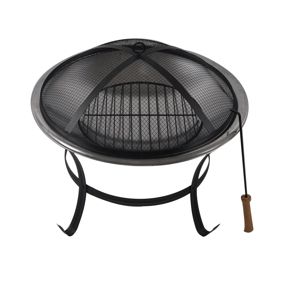 Sejr 22 дюймов портативный Нержавеющая сталь костра braseros жаровня feuerschale открытый сад