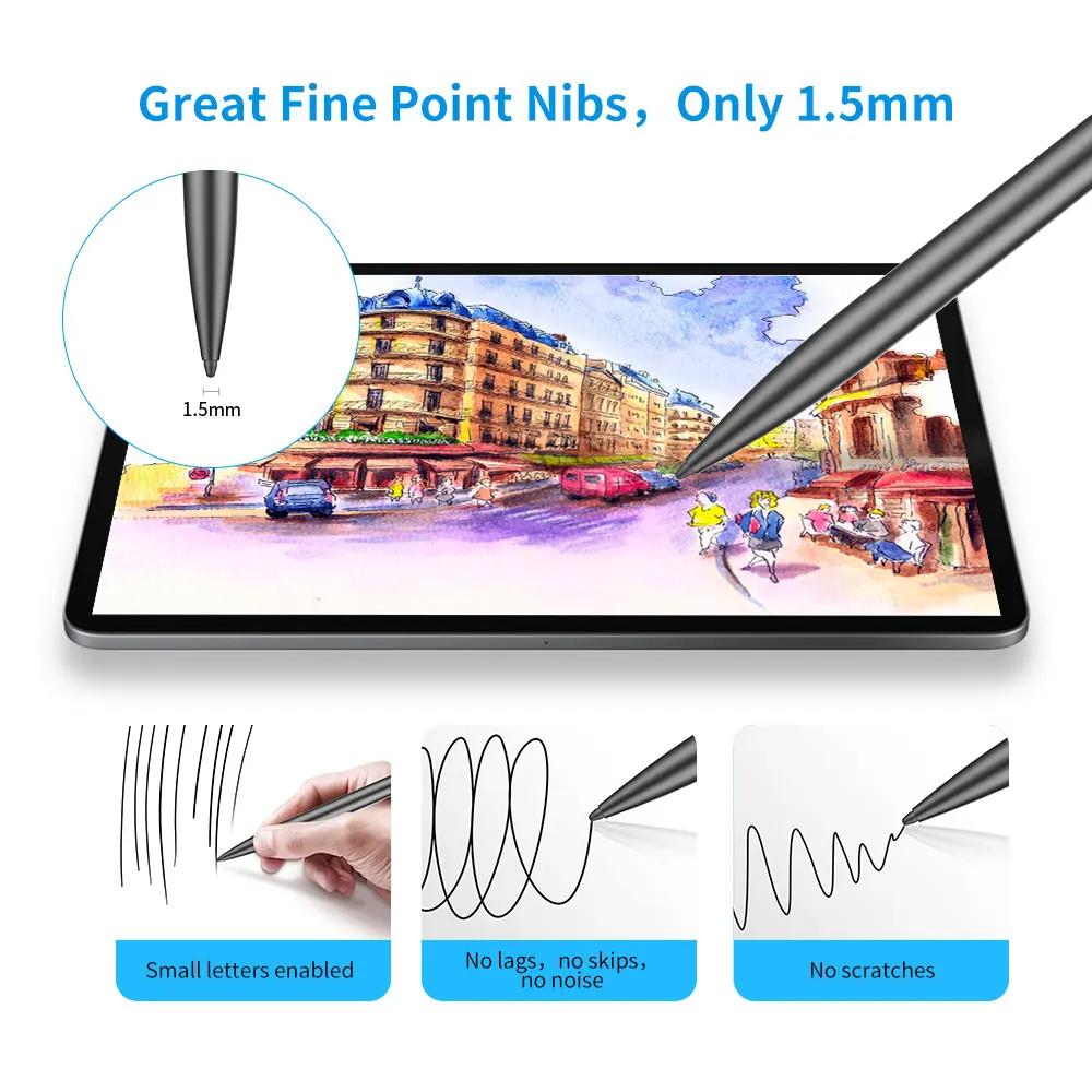 Stylus Pen for  Pad Pencil Touch Pencil with Palm Rejection for Precise Writing & Drawing - Compatible with xPad Pro