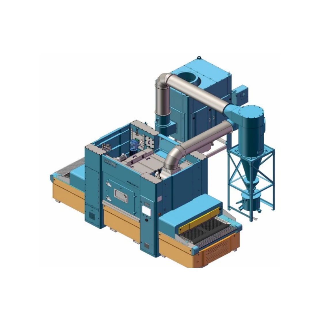 Singapore Supply Optional Lifting Rotating Spray Gun 5000KG Electric Metal/Coil Modern Industrial SandBlasting System Equipment