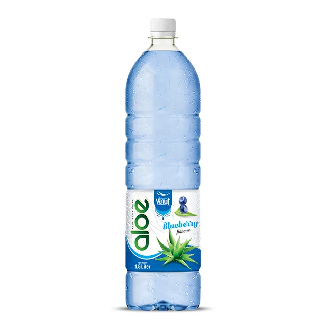 1.5L VINUT Bottle Premium Aloe Vera Drink With Blueberry Flavor Good for Health Best Selling Private Label OEM ODM HALAL