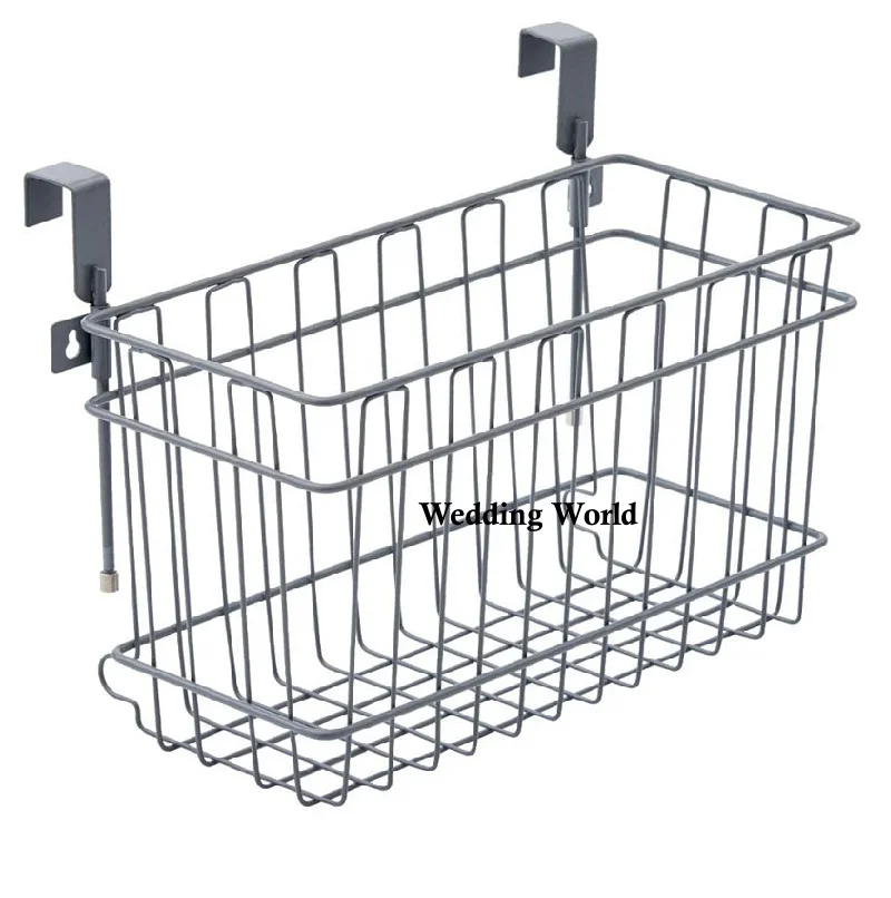 Корзина из железной проволоки с черным порошковым покрытием дизайнерская корзина ручной работы Классическая стильная новая причудливая металлическая