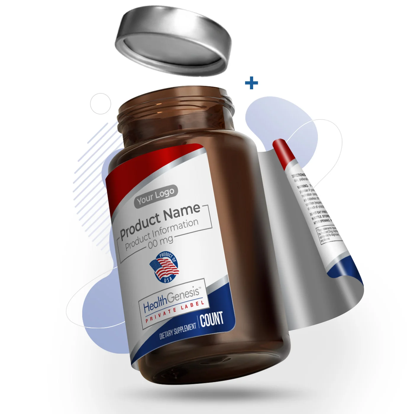  Фирменная марка Glucosamine & MSM 500/500 мг 120 Капсулы Veg поддерживают здоровую структуру
