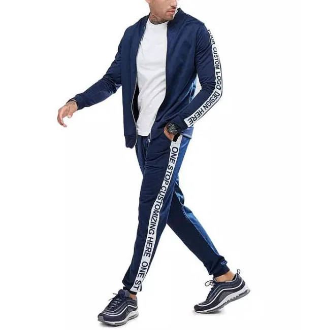  Светоотражающие мужские спортивные костюмы из полиэстера с логотипом на заказ 3 м