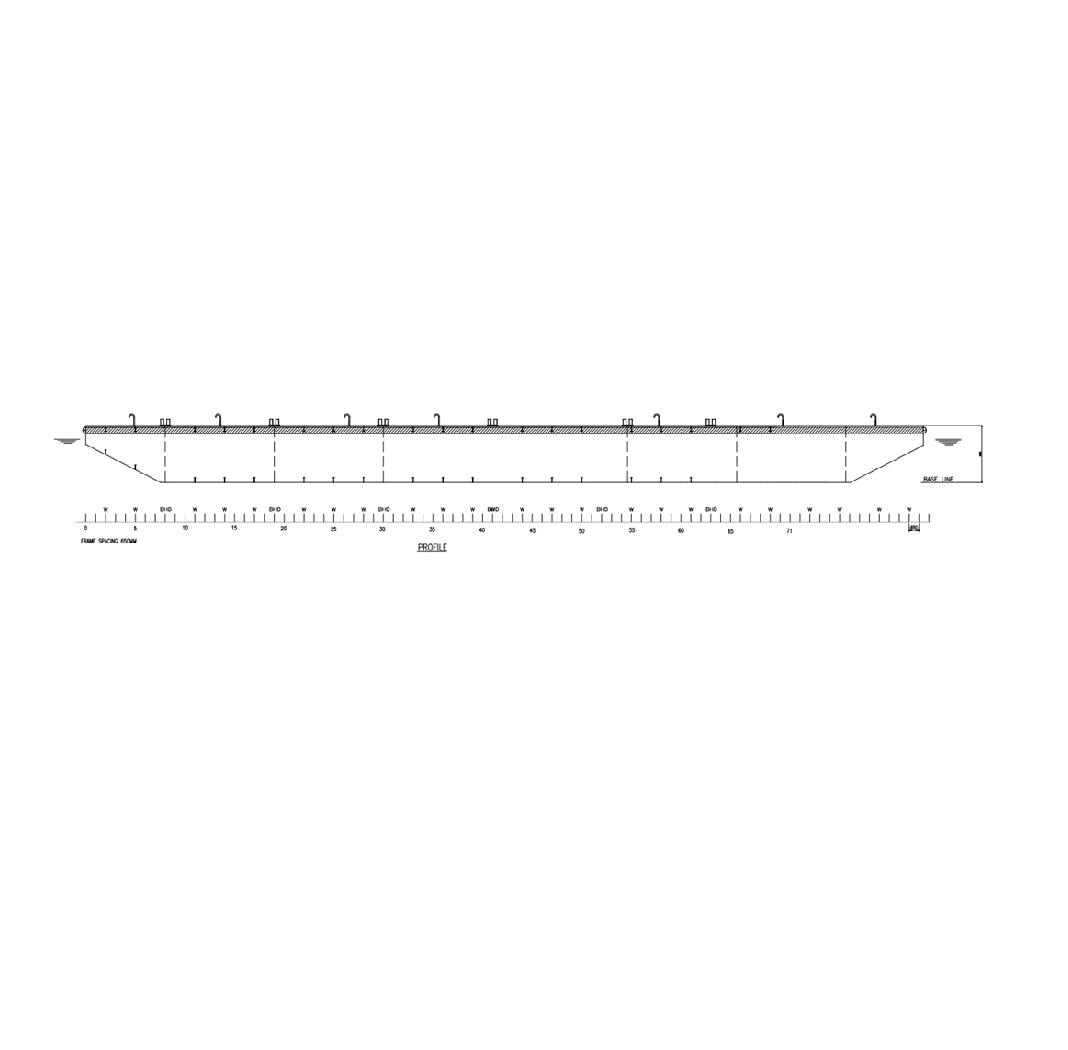 Dumb Barge 400-1500 Metric Ton Deck Loading Capacity Also Built With Great Strength To Avoid Any Kind Of Risks