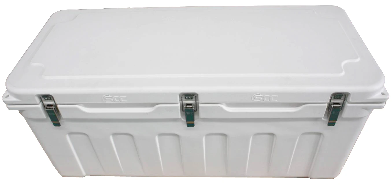 Large Capacity LLDPE 180L Rotomolded Ice Cooler Box For Fishing Camping
