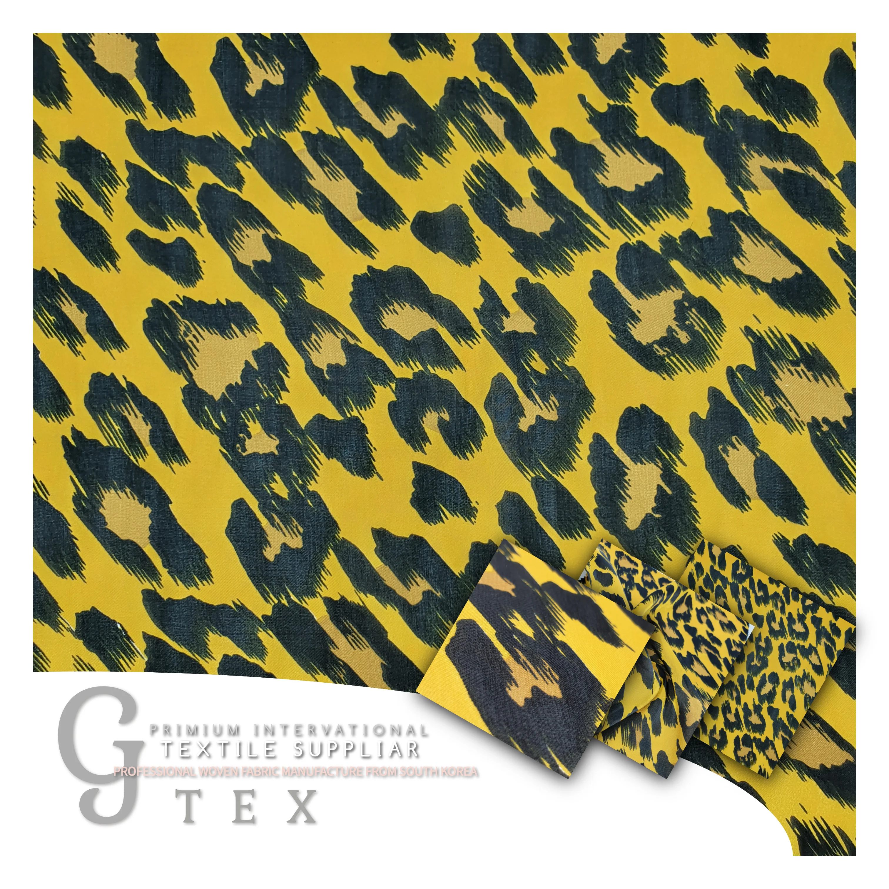 / Premium Quality / Woven Print Fabric Polyester G TEX / Made in Korea Dress 100% Polyester Home Textile Coat and Jacket Wedding