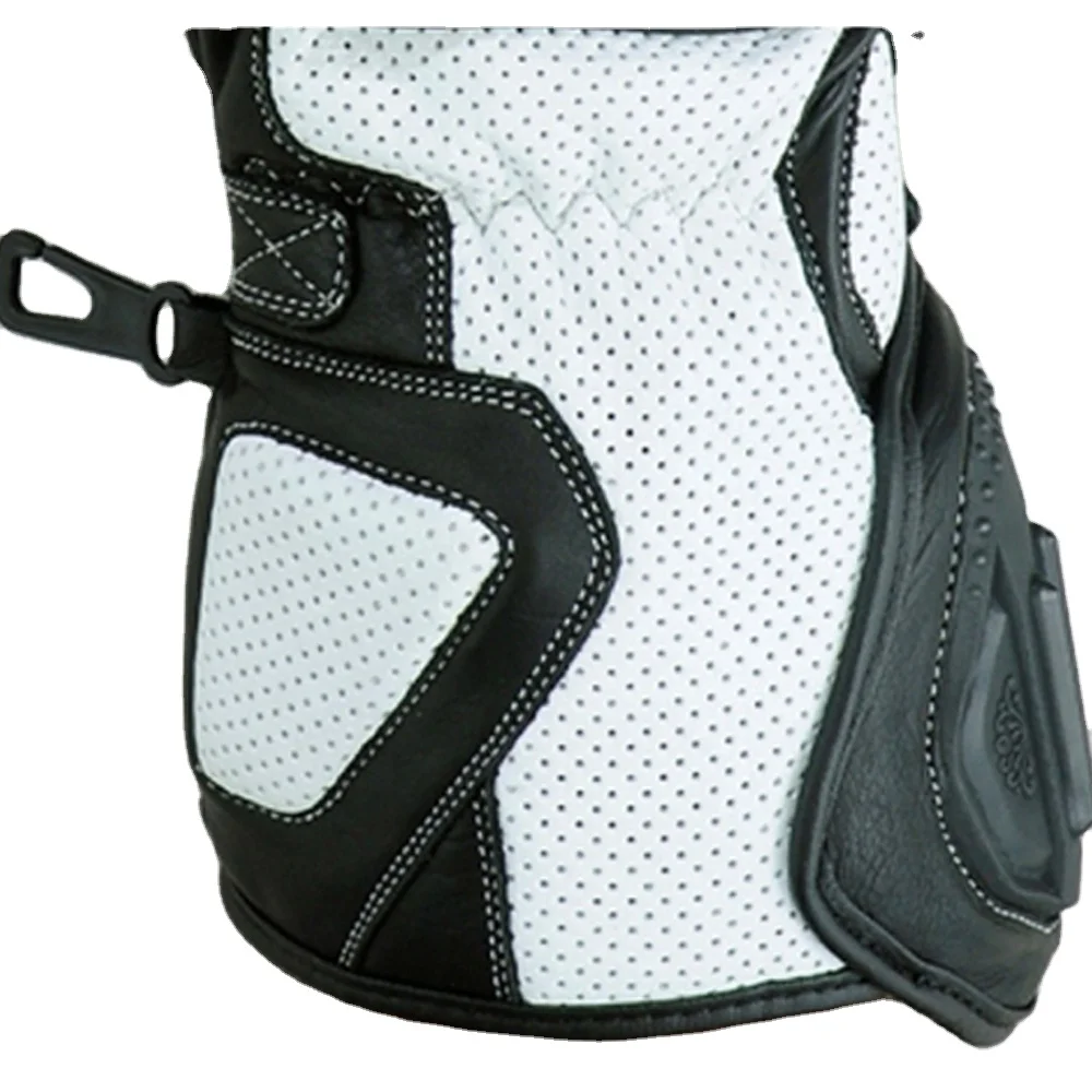 High quality new style Motorbike Genuine leather gloves for racing custom logo and color available USA