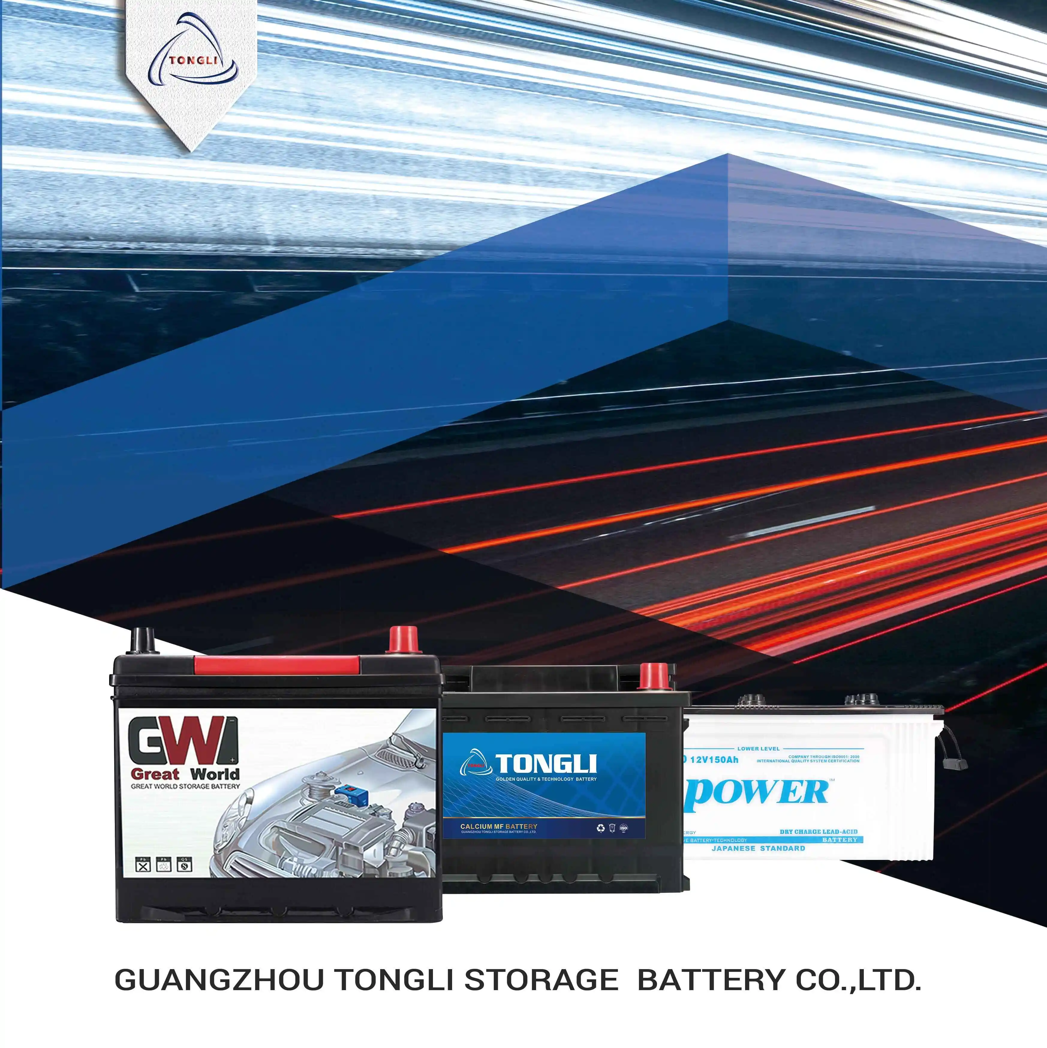 China Storage Battery Factory Wholesale N150 Automotive Battery for Car 12V 150ah Car Battery