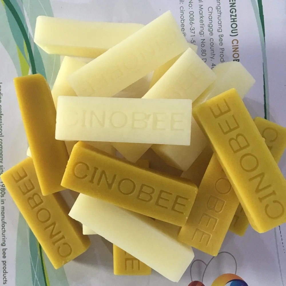 1oz Beeswax Bars for cosmetics and Candles DIY