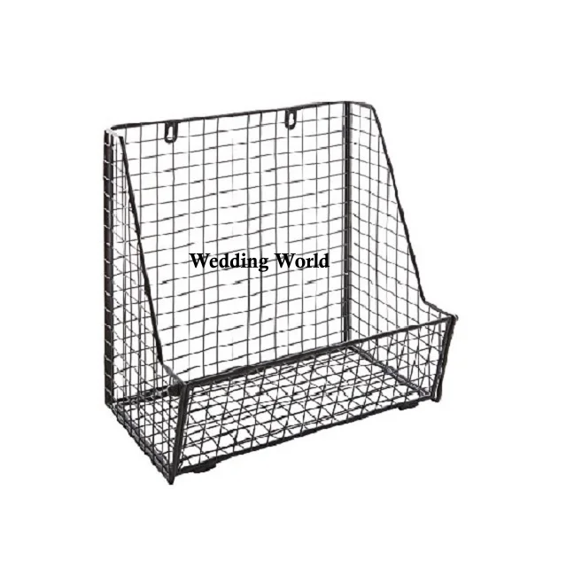 Iron Wire Basket Premium Quality Handmade Designer Wholesale Basket Customized Shape Wholesale Luxury metal Basket