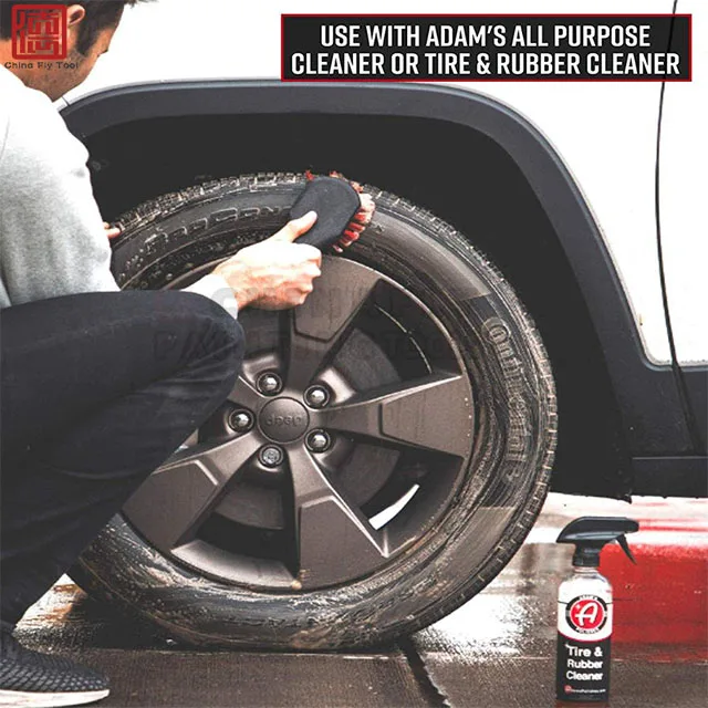 CTCCPB018  Premium Car Detailing  brush for Tire Floor Mats Engine Bay Rubber & Plastic Trim Accessories