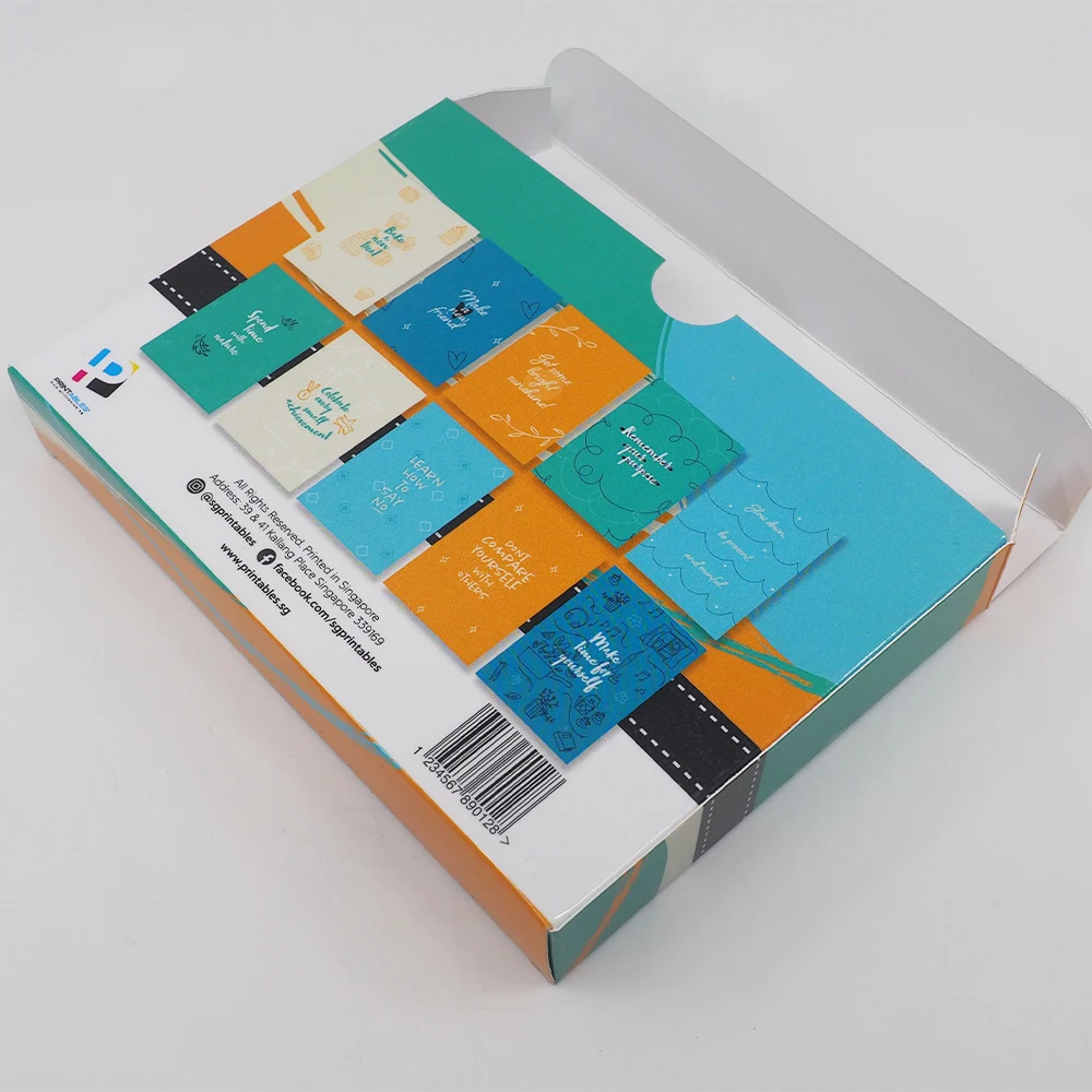 250GSM 1 сторона с покрытием Art карты 148 мм X 105 Разноцветные благополучия предназначен лазером печать под заказ принтом