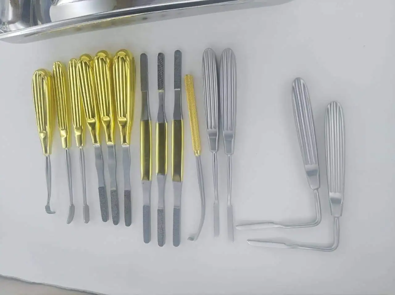 Face Lift Endoscopic Brow Lift Nasal Plastic Surgery Instruments 15 PCS