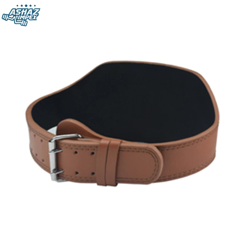 OEM Customized Heavy Gym Cowhide Fitness Belt Weight Lifting Power Belt Custom Logo Sports Safety Gym Leather