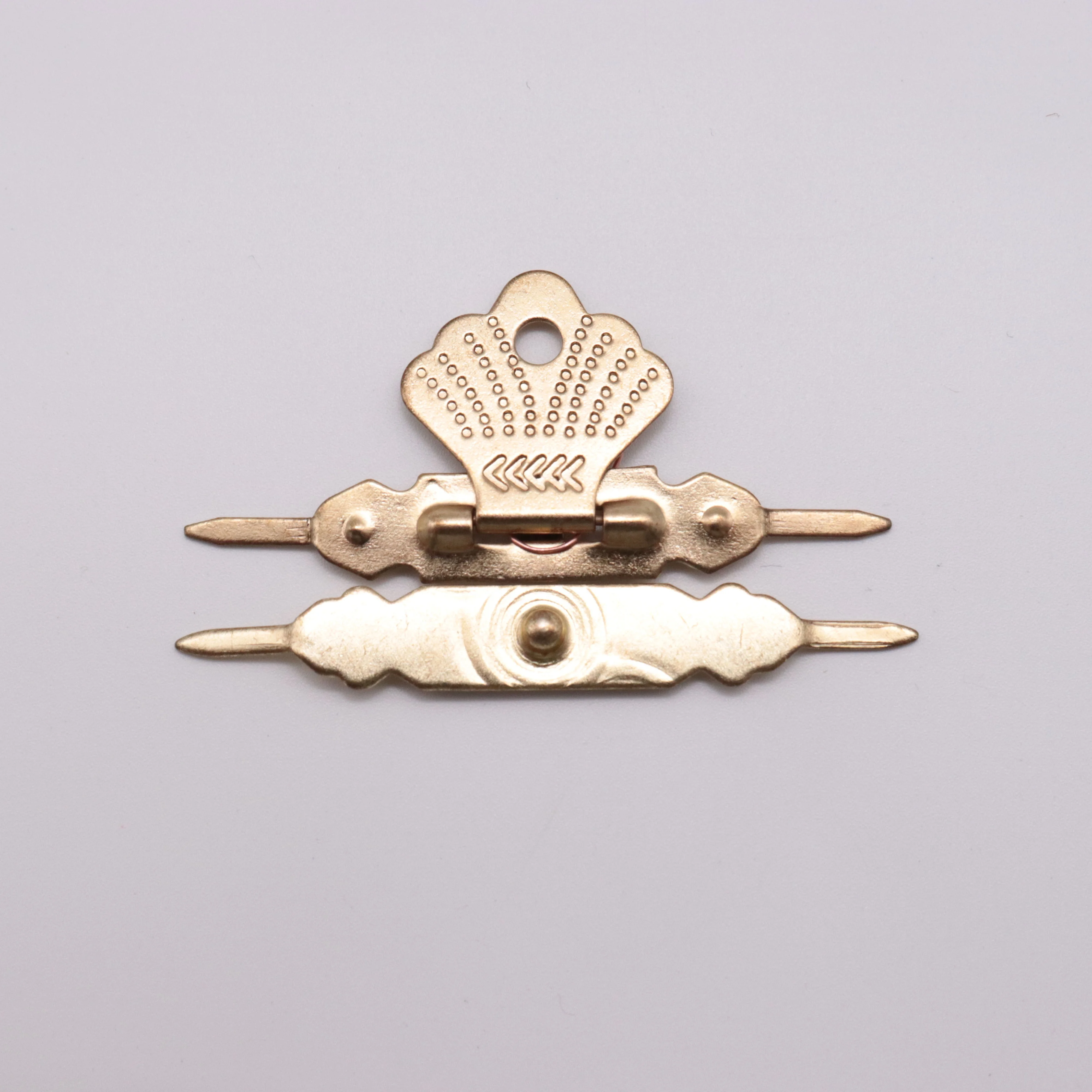 Wooden packaging jewelry box parts drawer fixed buckle leather bag metal accessories/handbag decorative hardware