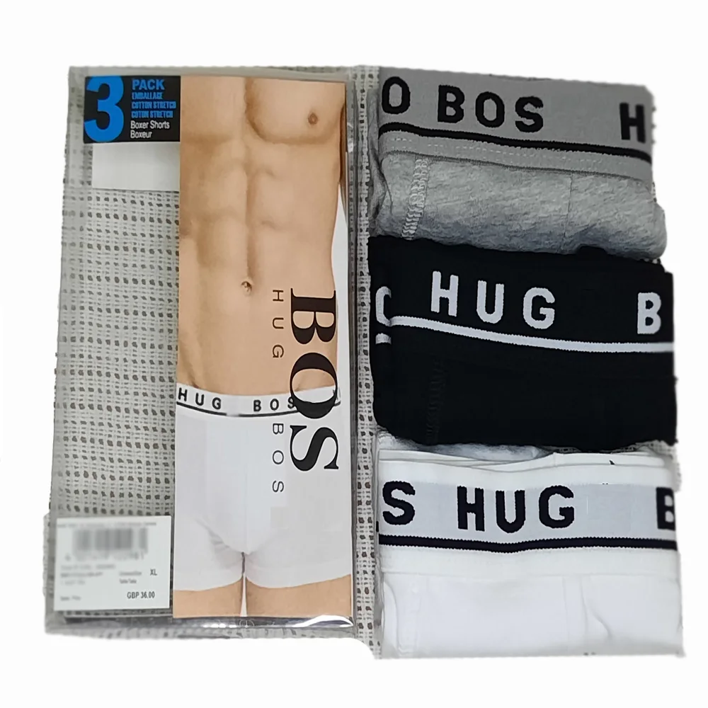 
Custom Logo Spandex cotton Boxer Shorts Sport Trunks Underwear Men Briefs from Bangladesh in cheap price 