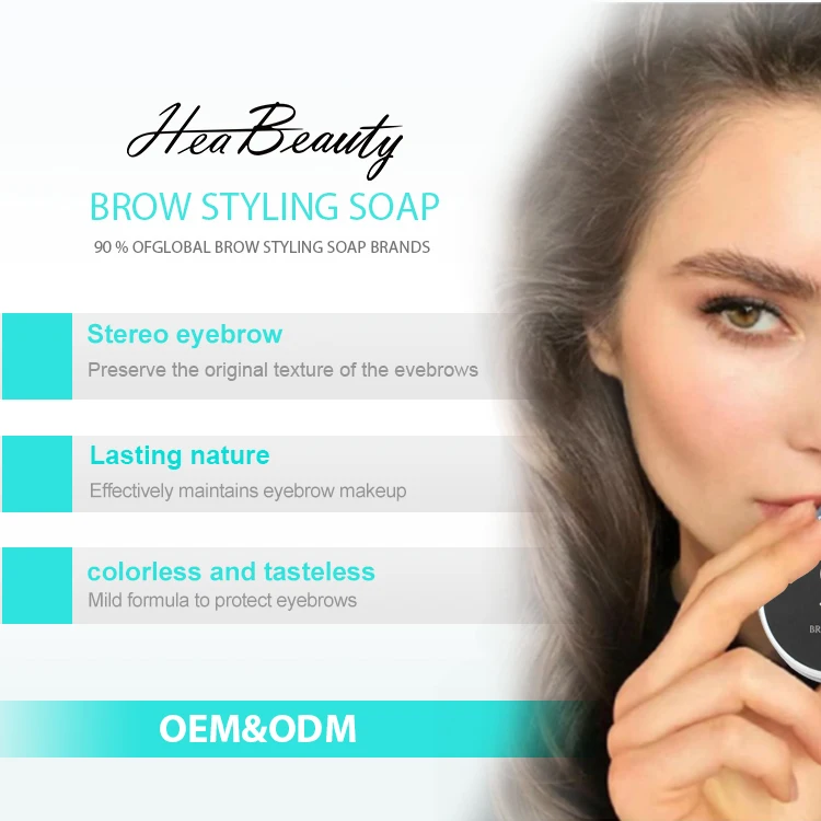 
Private Label Eyebrow Styling Soap Brows Gel Long Brow Soap Kit 