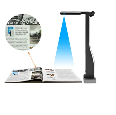 digital visualizer 8MP Document Camera A4  Wired Document Scanner Book Scanner for Interactive Class
