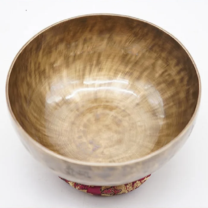Antique Black Himalayan Brass Singing Bowl Set Peaceful Meditation Brass Singing Bowl Prayer Instrument For Meditation And Yoga