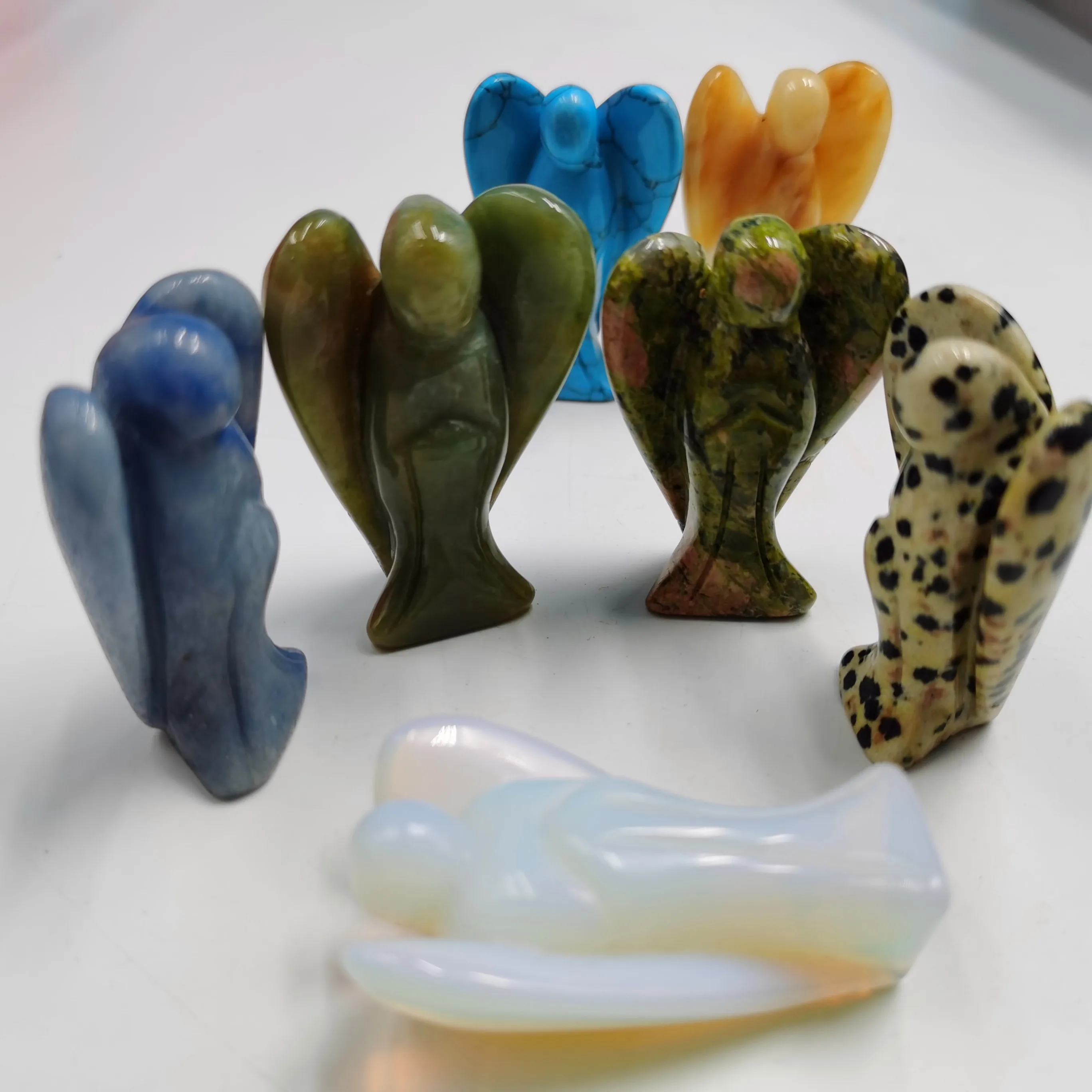 Wholesale crystal healing stones gemstone angel