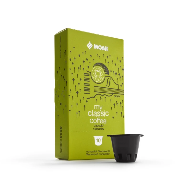 Finest rank Wholesale Nespresso coffee capsules case  10*5,8 gr  Deca Classic hot sale