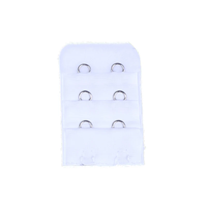 Oucheng Customize Coloful Hook And Eye Tape Bra Underwear Accessories 3 Rows 2 Hooks Back Strap Extrender