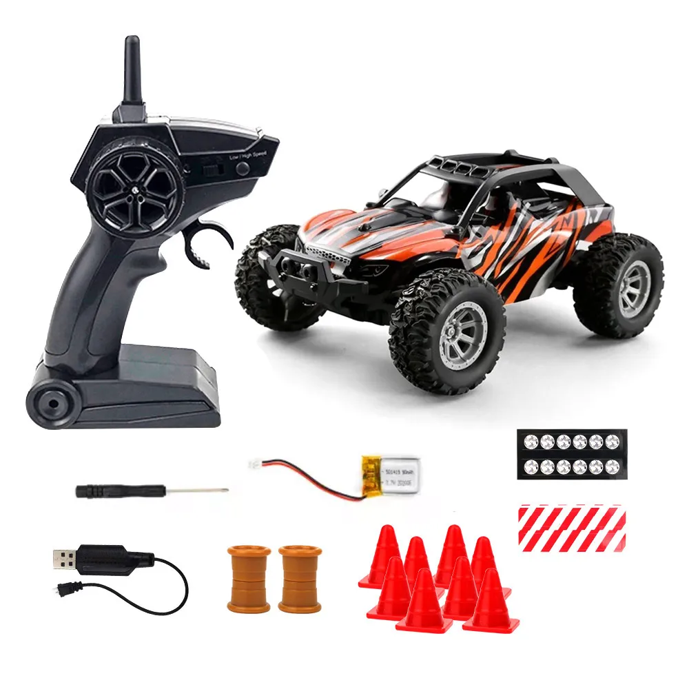 2.4G RC Car 1/32 Full Proportional Remote Control Truck Cross Country Mini RC Car 20KM/H High Speed Racing