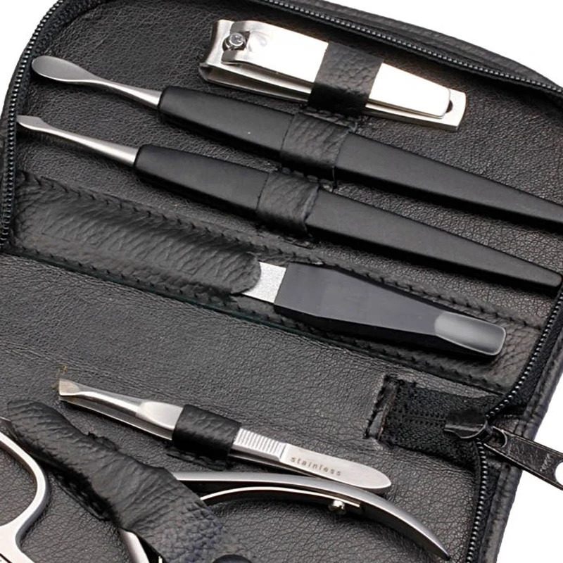  2021 Профессиональный подарочный набор для ухода за ногтями из нержавеющей стали маникюра и педикюра кусачки ногтей плоскогубцы ручная пилка салона красоты