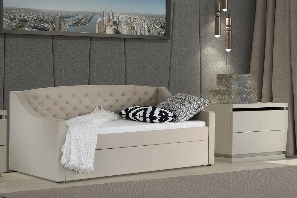 Kempinski Daybed with Trundle of 2019 Single Fabric Bed