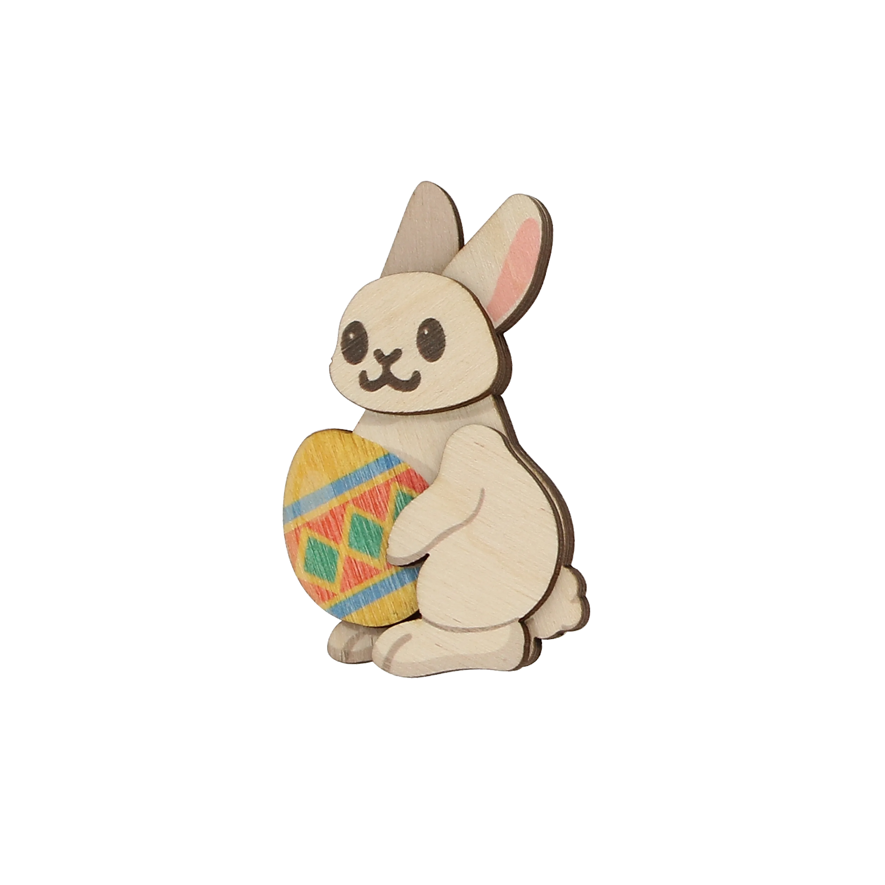 Easter Wooden Magnet Embellishments Rabbit Magnet Ornaments