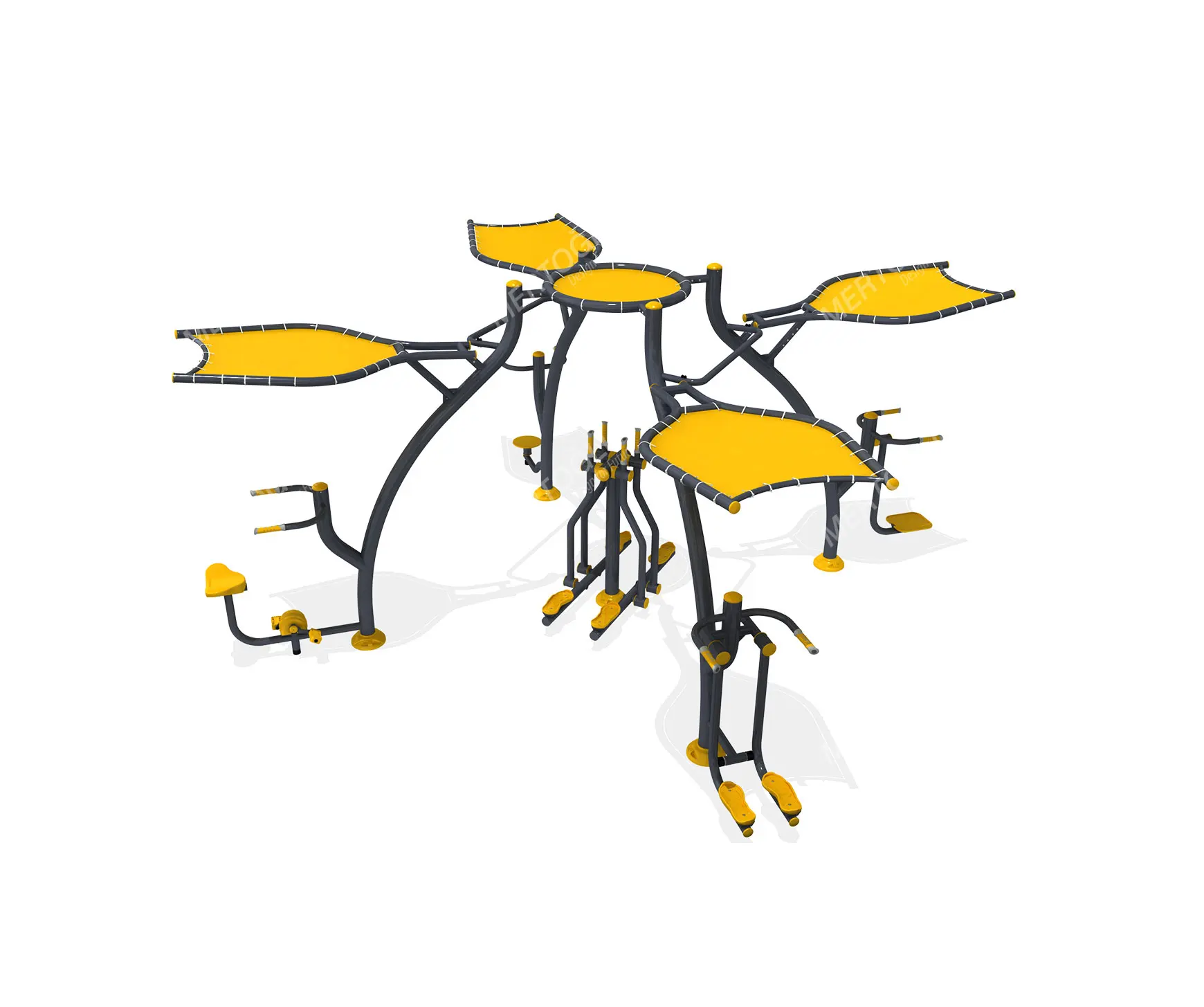 Mfs-025   Outdoor Fitness EquipmentPark Adults Steel Outdoor Fitness Equipment Body Building Gym Exercise Sports Unique Kids Who