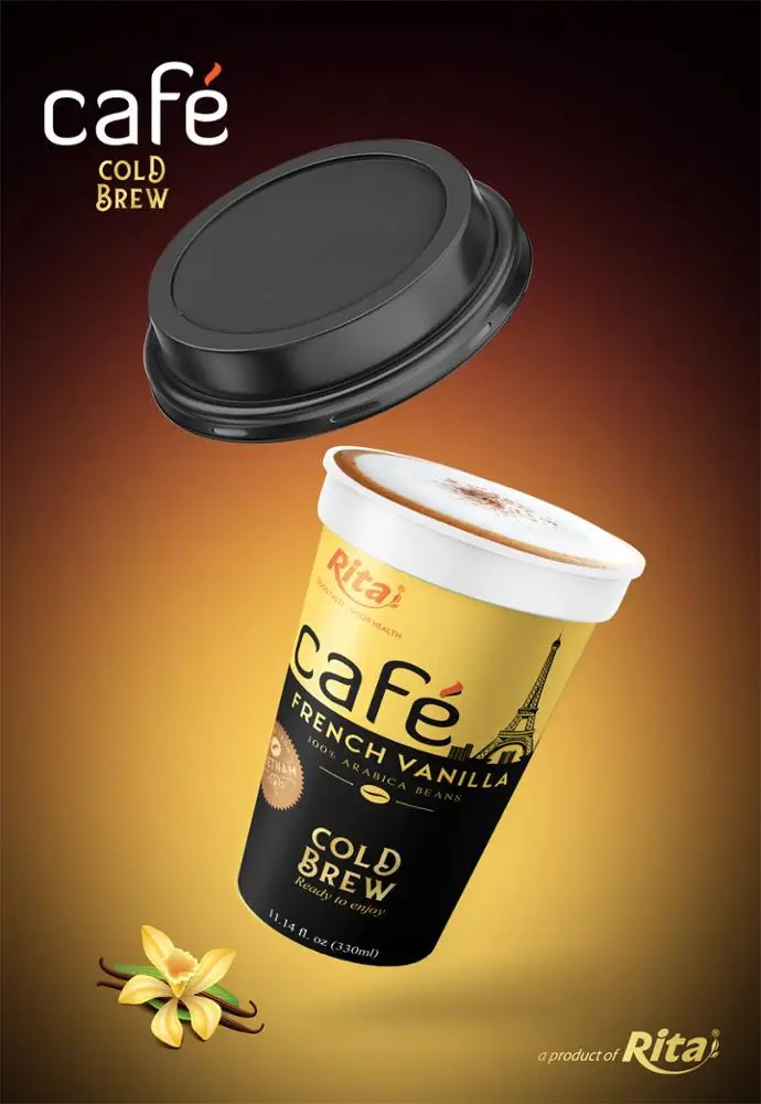 330ml PP Cup Premium Quality Mocha Coffee