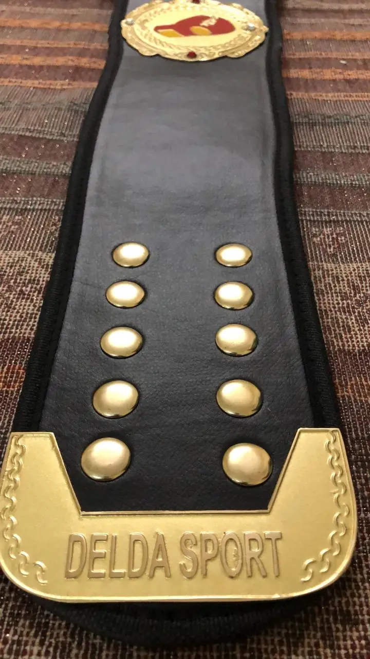 Custom mma pankration championship belt totally customized