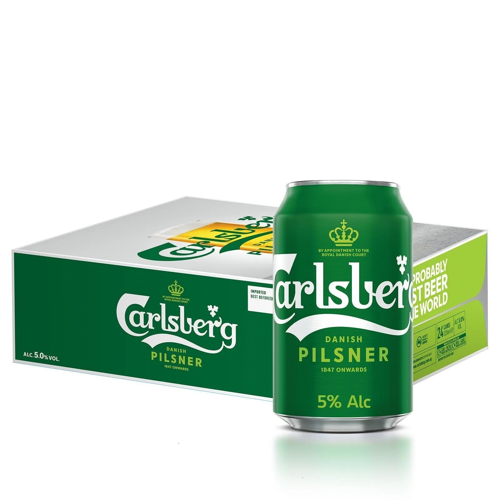 Пивная бутылка Carlsberg