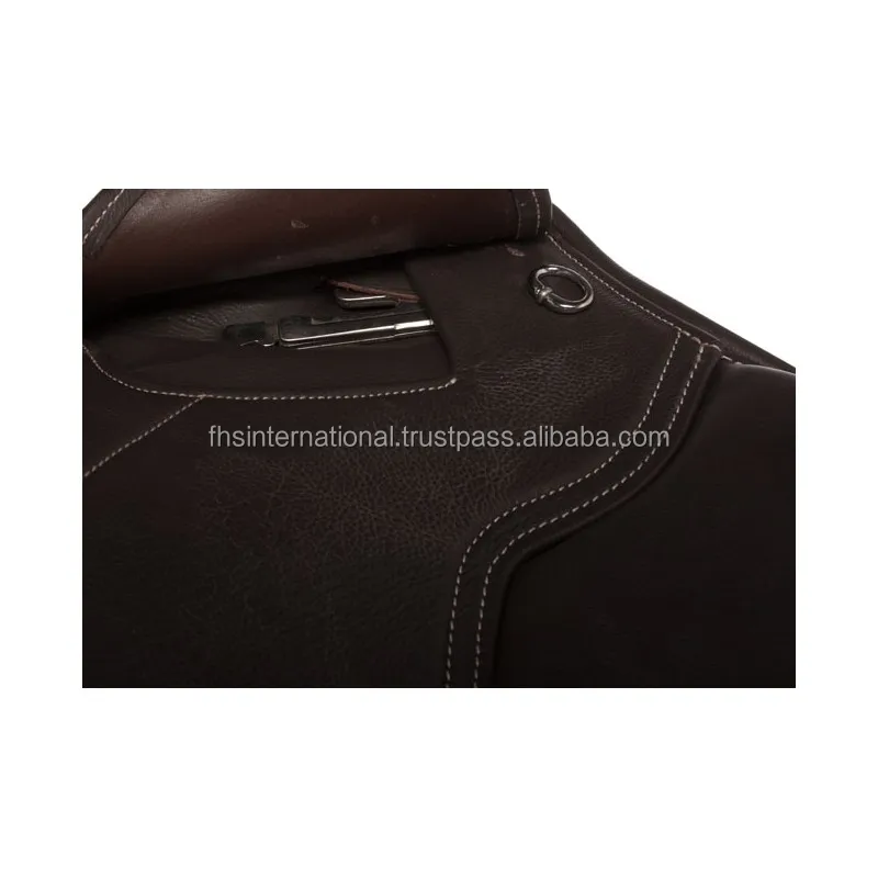 Best Quality - Jumping Horse Saddle - Plastic Tree - Fully Covered with Soft Leather