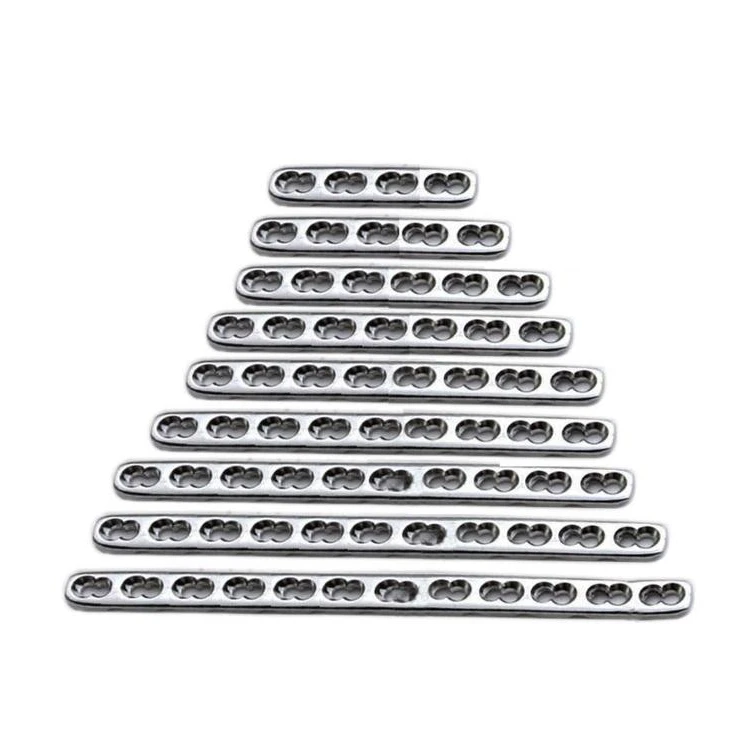 
8 Pcs 20 Holes Orthopedic Plates With 20pcs Screws 1.5mm,20pcs 4H Plates And 20 Screws 2.0 